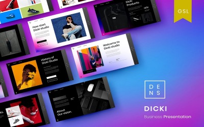 Dicki - бізнес-шаблон слайдів Google