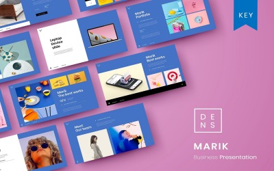 Marik – Business Keynote sablon
