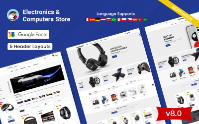 Techronic Electronics - Digital and Computers Store Prestashop Theme