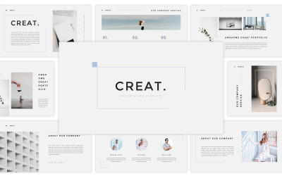 Creat – PowerPoint minimalista y creativo