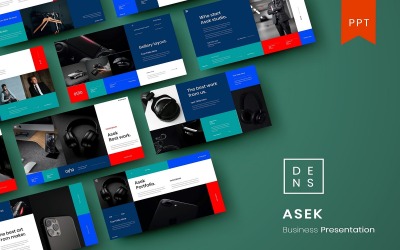 Asek – Biznes Szablon PowerPoint