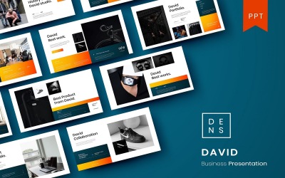 David – Üzleti PowerPoint sablon