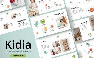 Kindergarten - Präsentation PowerPoint-Vorlage