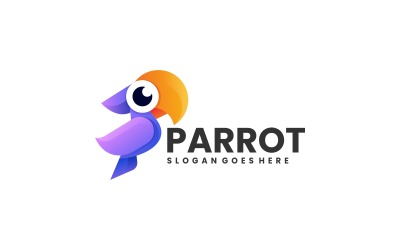 Parrot Gradient Colorful Logo 2
