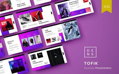 Tofik - Plantilla de diapositiva de Google de negocios