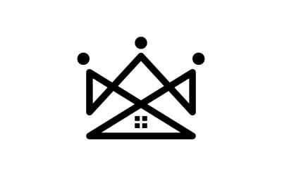 Home King Royal logo vector design illustration