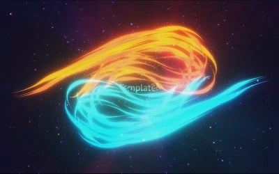 The Swirly Trails Logo Reveal-After Effects Template