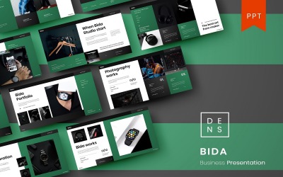 Bida – бізнес-шаблон PowerPoint