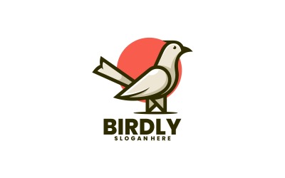 Kuş Basit Maskot Logosu Vol.4