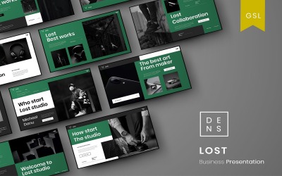 Lost - Business Google Slide Template