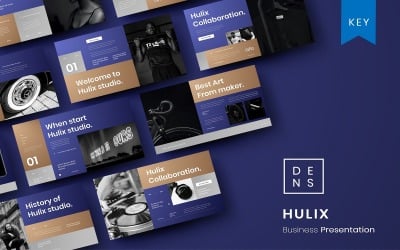 Hulix – Business-Keynote-Vorlage