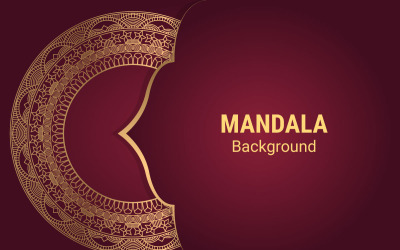 Мандала Исламский стиль Роскошный арабеск узор.