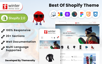 Winter SkateboardβBike & TravelβSport Shop Shopify 2.0 Template