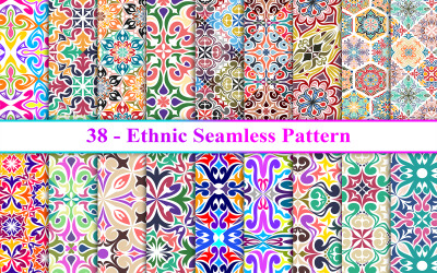Etnisch naadloos patroon, etnisch patroon, etnische achtergrond