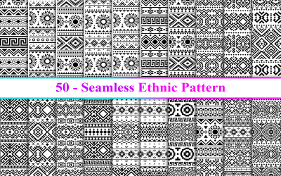 Modèle sans couture ethnique, fond de modèle ethnique