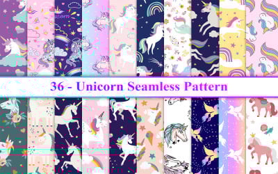 Wzór jednorożca, wzór jednorożca, papier cyfrowy jednorożca, tło jednorożca
