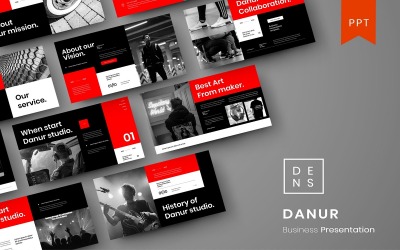 Danur – бізнес-шаблон PowerPoint