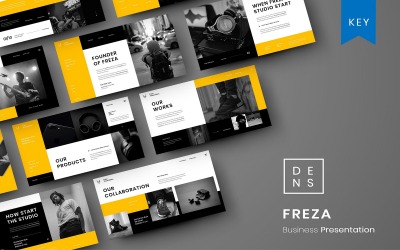 Freza – Business Keynote sablon