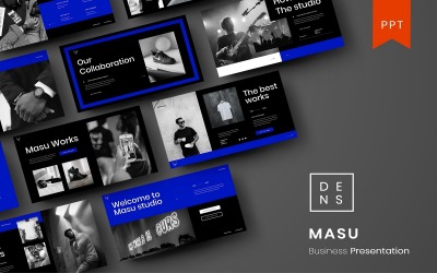 Masu – Business PowerPoint sablon