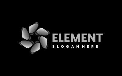 Element Gradient Logo Style 1
