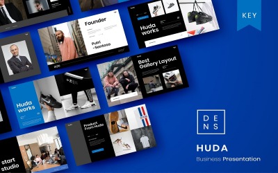 Huda – Business Keynote sablon