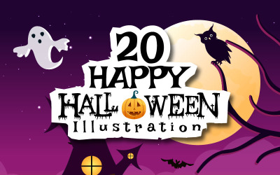 20 Joyeux Halloween Illustration