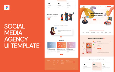 Social Media Agency UI Template