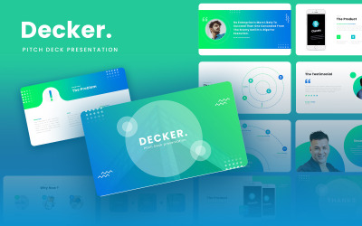 Decker - Pitch Deck Google 幻灯片模板