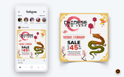 Design del post sui social media per la celebrazione del capodanno cinese-02