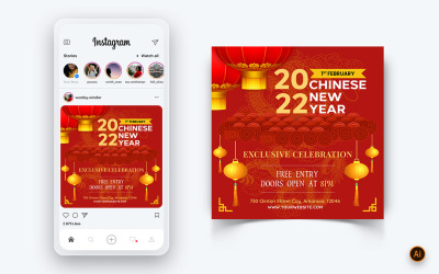 Design del post sui social media per la celebrazione del capodanno cinese-03