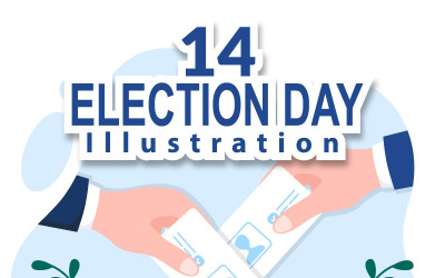 14 Ilustración política del día de las elecciones