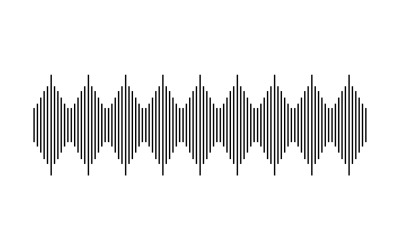 Equalizer Music Sound Logo  Symbol Vector V12