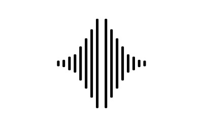 Equalizer Music Sound Logo  Symbol Vector V22