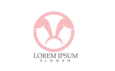 Lapin Logo Template Vector Icon Design V11