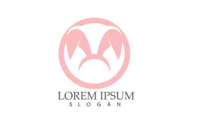 Lapin Logo Template Vector Icon Design V8