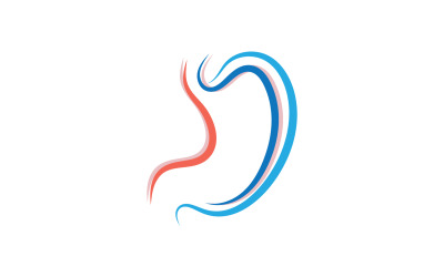 Mide Bakımı Logo Tasarımları Konsept Vektör Çizim V8