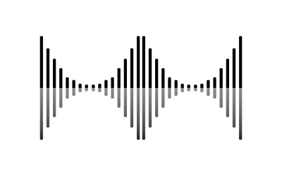 Music Vector Logo Icon Equalizer Template Design Logo V24