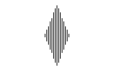 Musique Vector Logo Icône Égaliseur Modèle Conception Logo V13