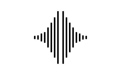 Musique Vector Logo Icône Égaliseur Modèle Conception Logo V22