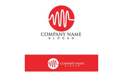 Pulse Line en Heart Beat Hospital Logo V6