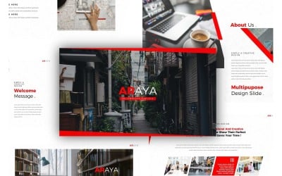 Araya - Többcélú Powerpoint prezentációs sablonok