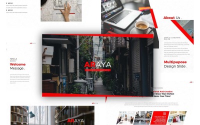 Araya — uniwersalne szablony prezentacji Powerpoint
