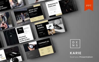 Karie – Biznes Szablon PowerPoint