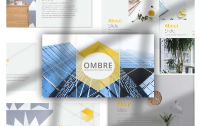 Modèle de présentation PowerPoint polyvalent Ombre