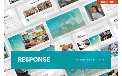 Modèles de présentation PowerPoint polyvalents de réponse