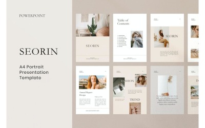 Seorin Porträtt Multipurpose PowerPoint-presentation