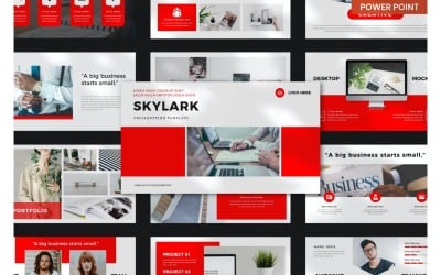 Skylark - Sjablonen voor zakelijke PowerPoint-presentaties