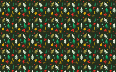 Beautiful Christmas pattern vector