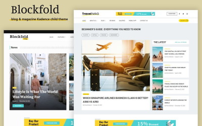 Blockfold - Tema WordPress para Blog, Portfólio e Revista