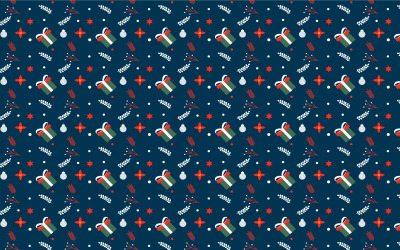 Christmas seamless pattern design vector